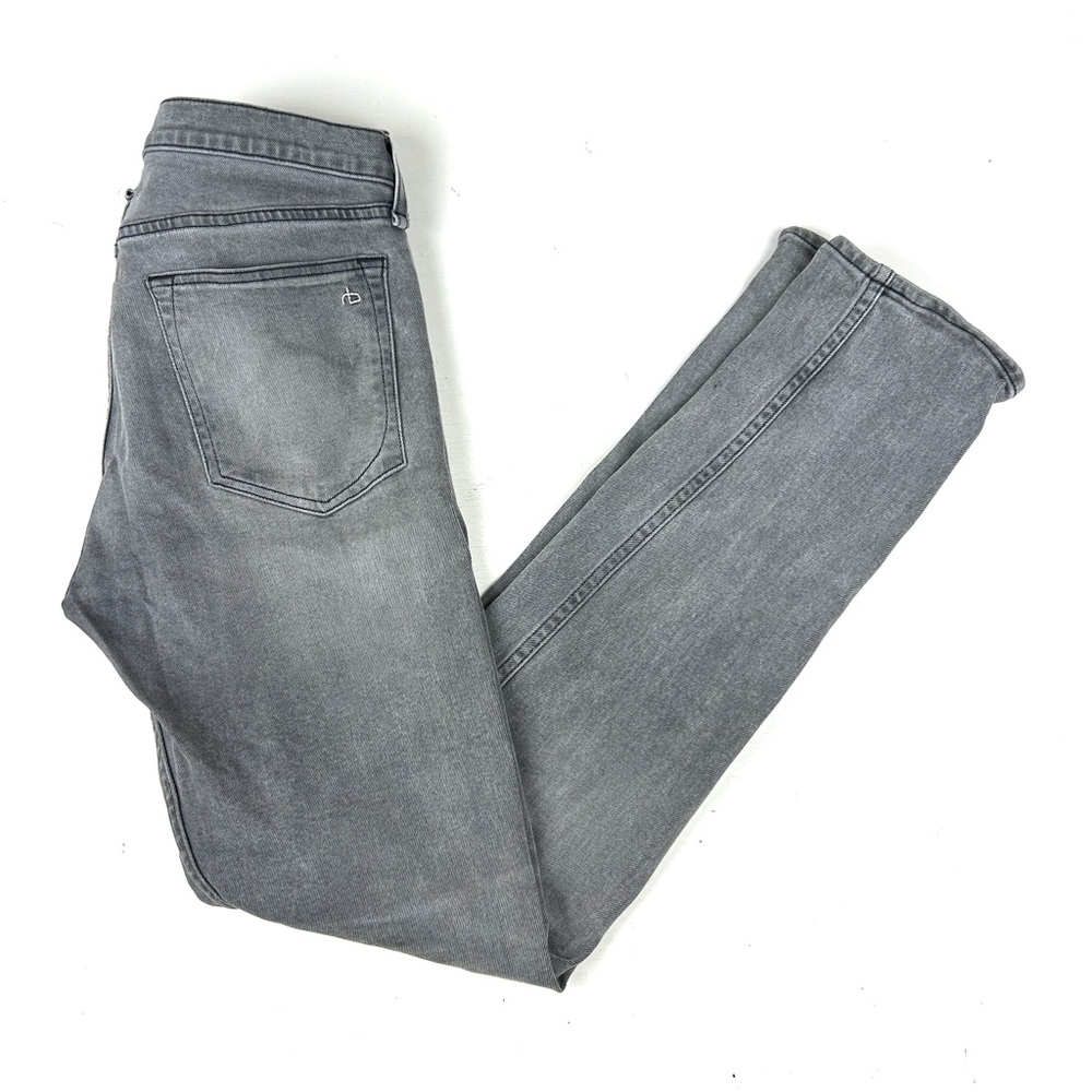 Rag & Bone Jeans Mens 31 X 32 Gray Fit 2 Slim Stretch Denim USA Button Fly